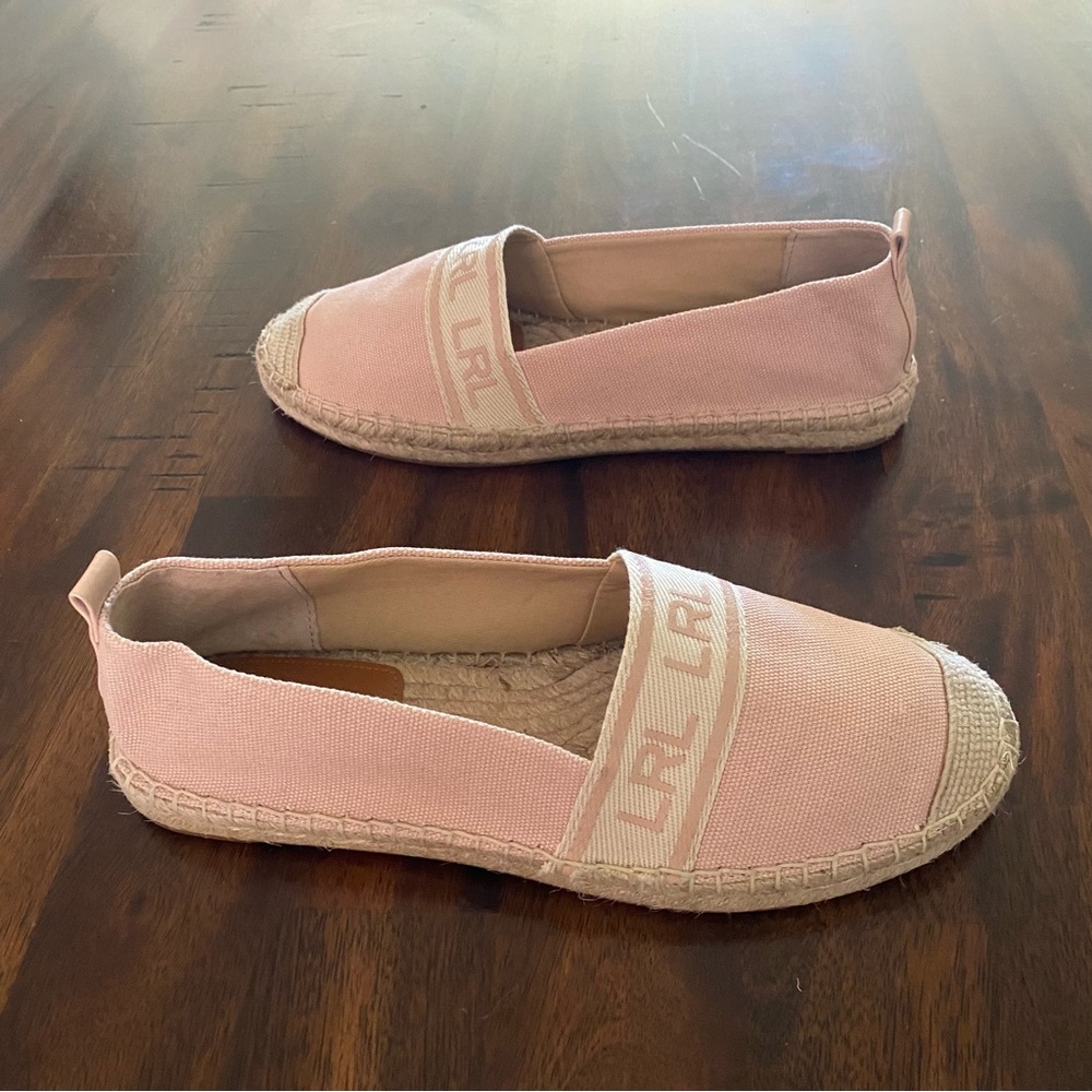 Ralph Lauren light Pink Caylee Espadrilles - Picture 5 of 11